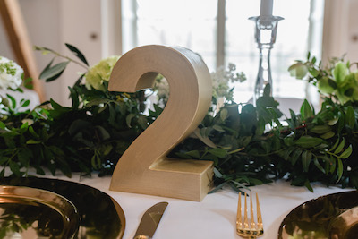 20 Goldene Tischnummern (7x12 Cm) – Transparente Tafeln Mit Zahlen 1-20 Für Hochzeit, Geburtstag & Events